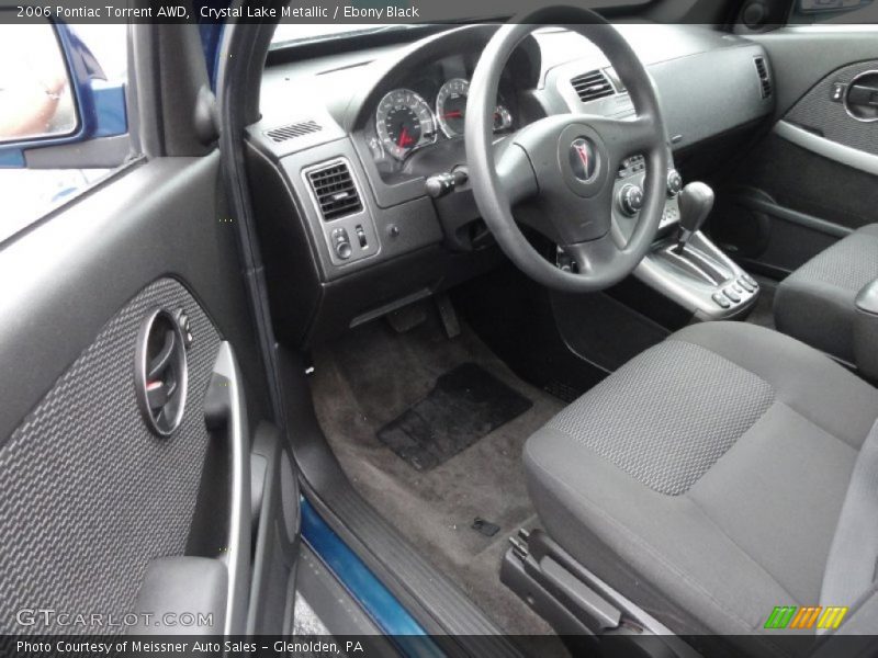 Crystal Lake Metallic / Ebony Black 2006 Pontiac Torrent AWD