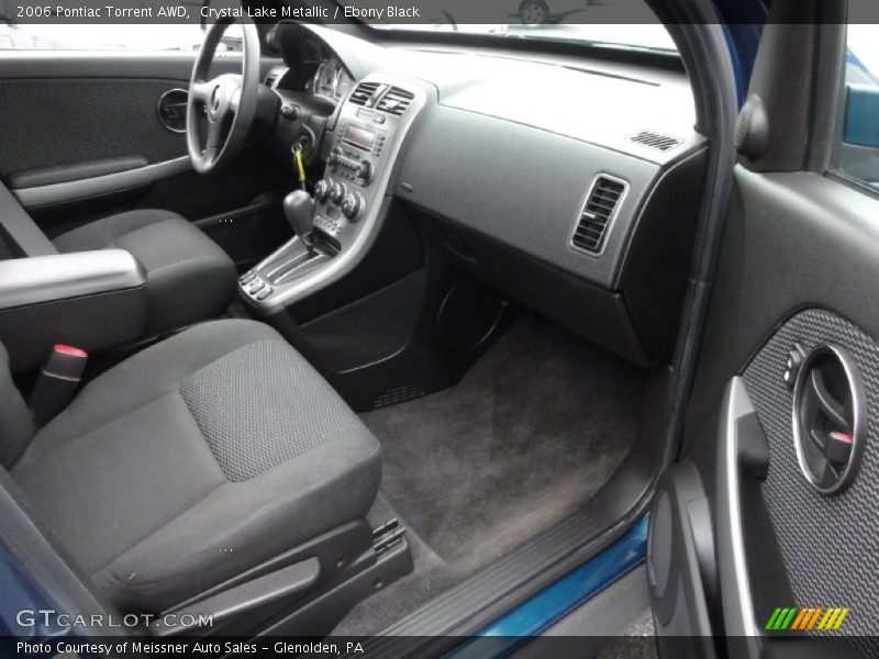 Crystal Lake Metallic / Ebony Black 2006 Pontiac Torrent AWD