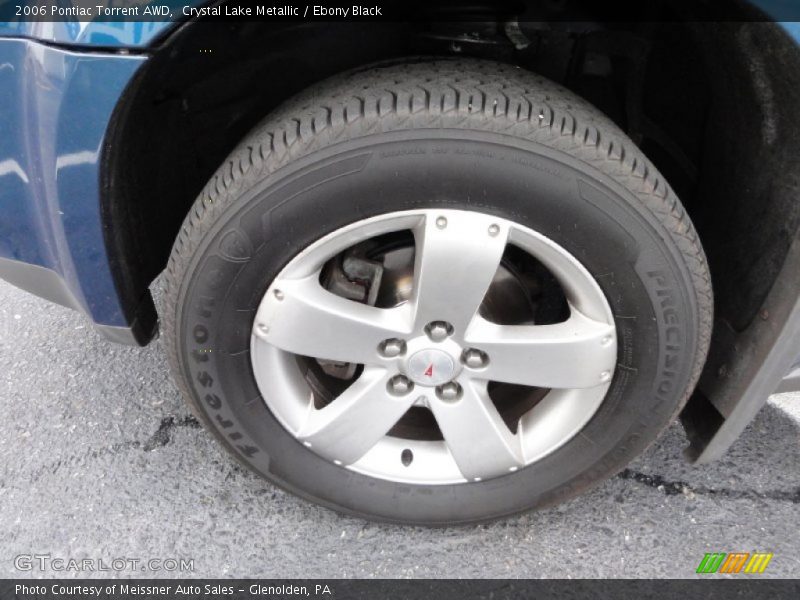 Crystal Lake Metallic / Ebony Black 2006 Pontiac Torrent AWD