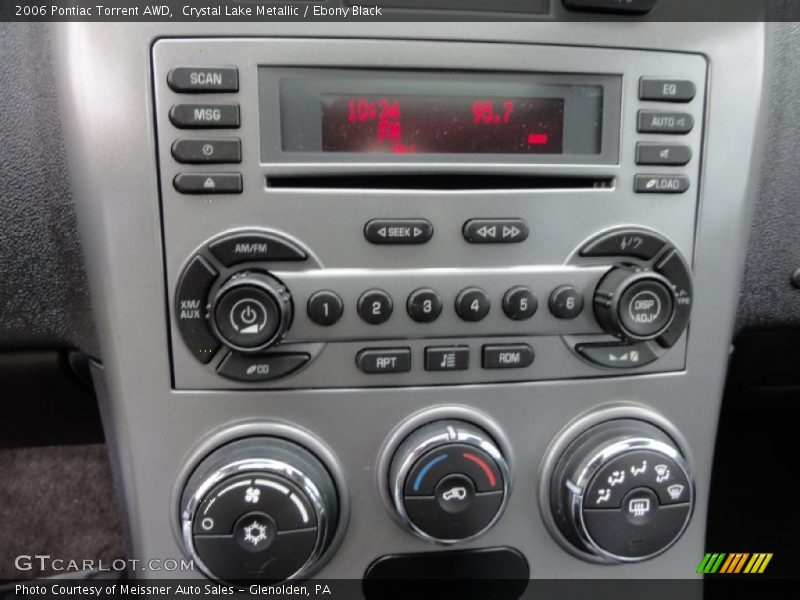Crystal Lake Metallic / Ebony Black 2006 Pontiac Torrent AWD