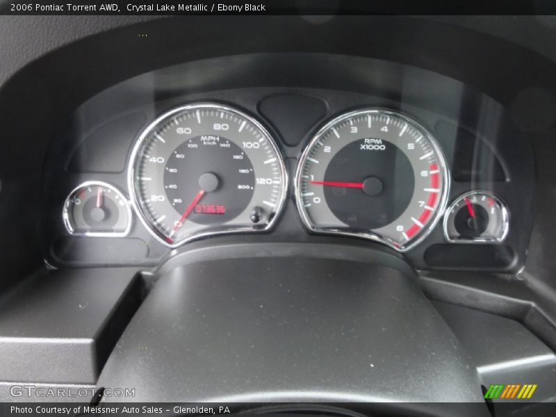 Crystal Lake Metallic / Ebony Black 2006 Pontiac Torrent AWD