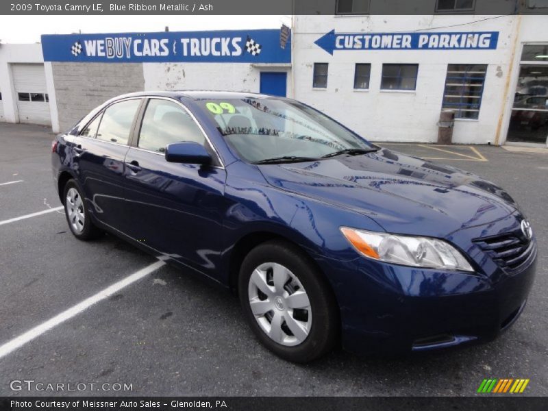 Blue Ribbon Metallic / Ash 2009 Toyota Camry LE