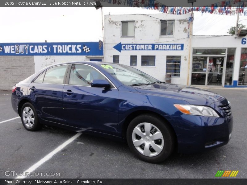 Blue Ribbon Metallic / Ash 2009 Toyota Camry LE