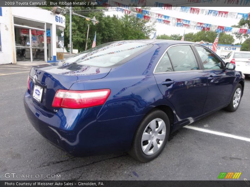 Blue Ribbon Metallic / Ash 2009 Toyota Camry LE
