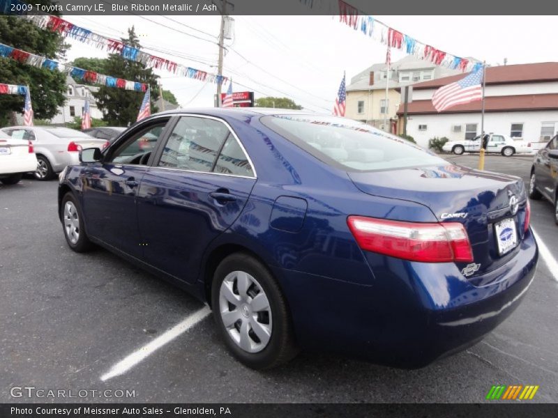 Blue Ribbon Metallic / Ash 2009 Toyota Camry LE