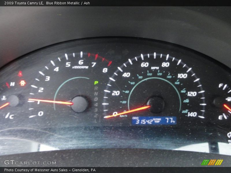 Blue Ribbon Metallic / Ash 2009 Toyota Camry LE