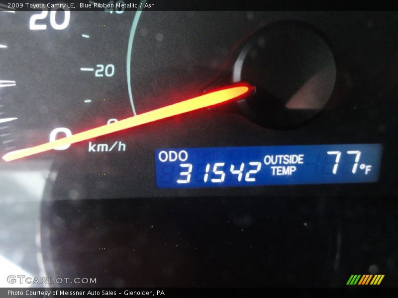 Blue Ribbon Metallic / Ash 2009 Toyota Camry LE