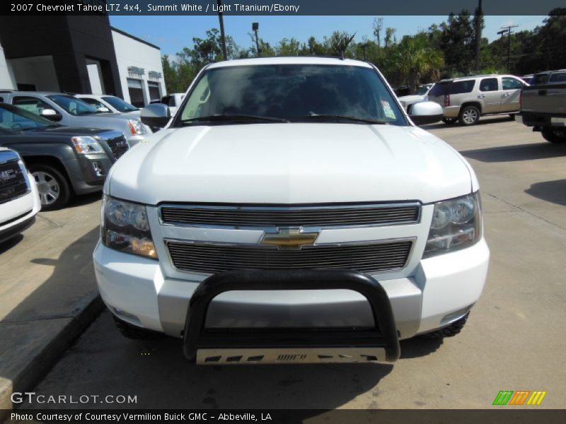 Summit White / Light Titanium/Ebony 2007 Chevrolet Tahoe LTZ 4x4