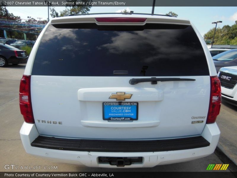 Summit White / Light Titanium/Ebony 2007 Chevrolet Tahoe LTZ 4x4