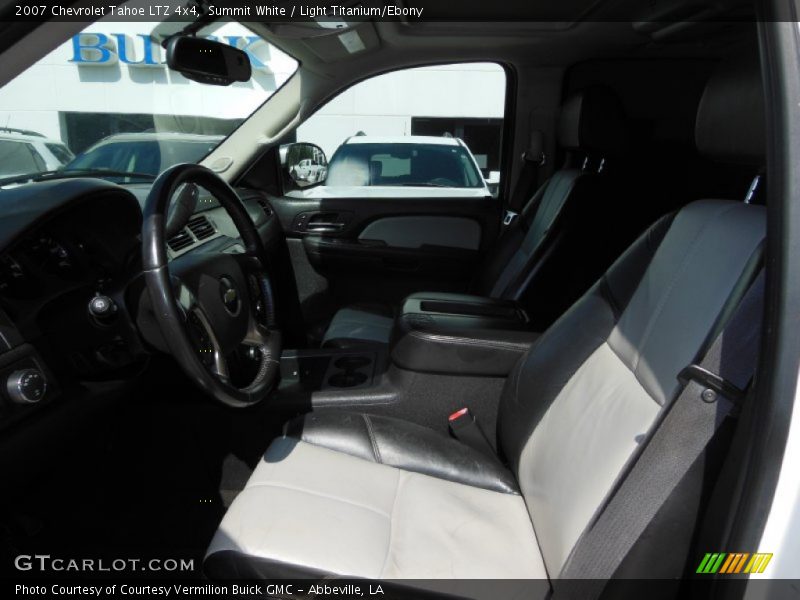 Summit White / Light Titanium/Ebony 2007 Chevrolet Tahoe LTZ 4x4