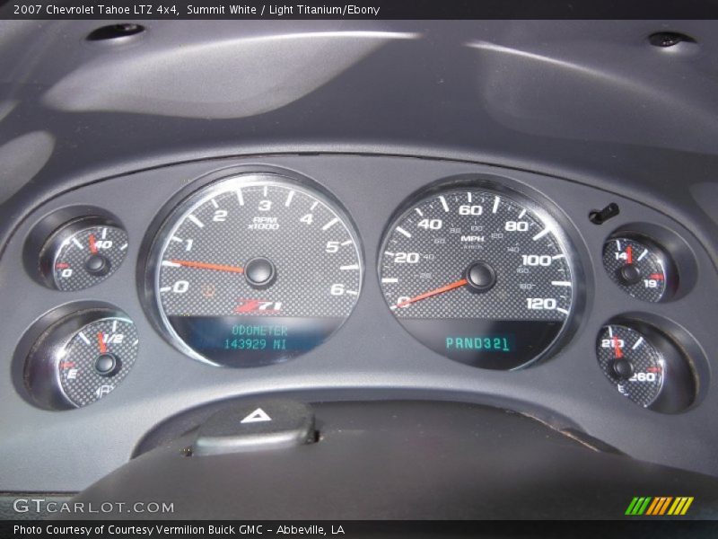Summit White / Light Titanium/Ebony 2007 Chevrolet Tahoe LTZ 4x4