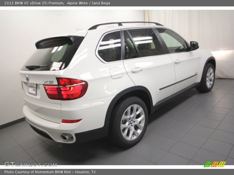 Alpine White / Sand Beige 2013 BMW X5 xDrive 35i Premium