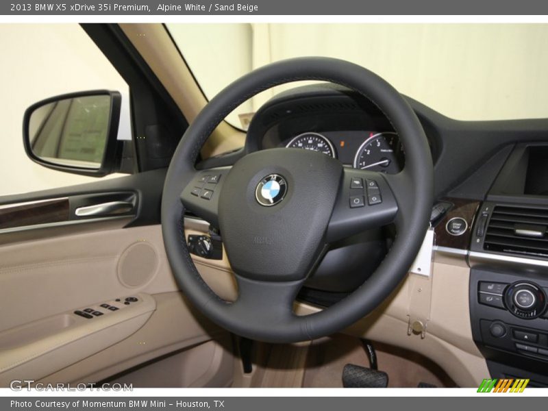 Alpine White / Sand Beige 2013 BMW X5 xDrive 35i Premium