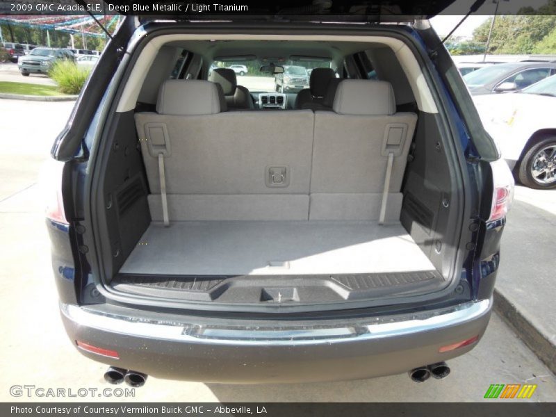 Deep Blue Metallic / Light Titanium 2009 GMC Acadia SLE