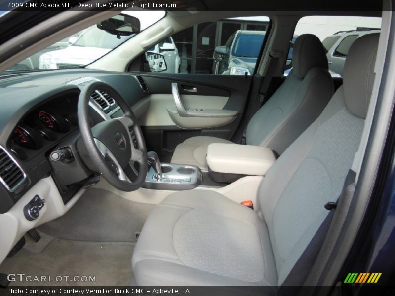 Deep Blue Metallic / Light Titanium 2009 GMC Acadia SLE