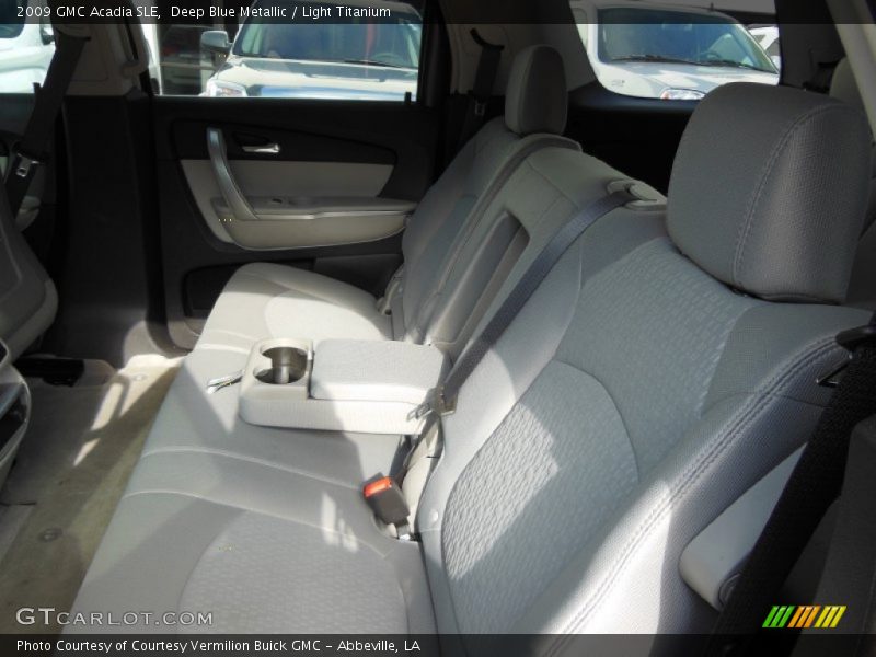 Deep Blue Metallic / Light Titanium 2009 GMC Acadia SLE