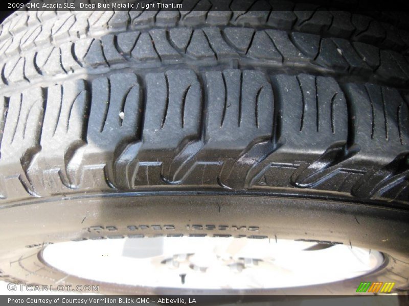 Deep Blue Metallic / Light Titanium 2009 GMC Acadia SLE