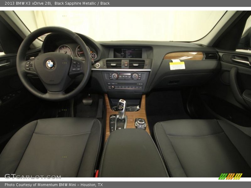 Black Sapphire Metallic / Black 2013 BMW X3 xDrive 28i