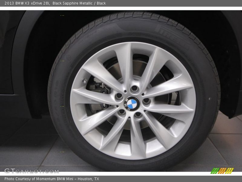 Black Sapphire Metallic / Black 2013 BMW X3 xDrive 28i