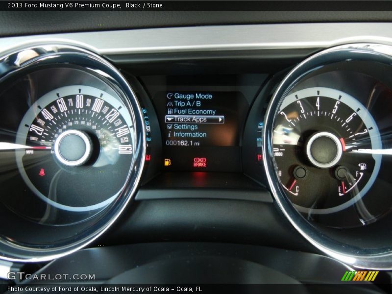 Black / Stone 2013 Ford Mustang V6 Premium Coupe
