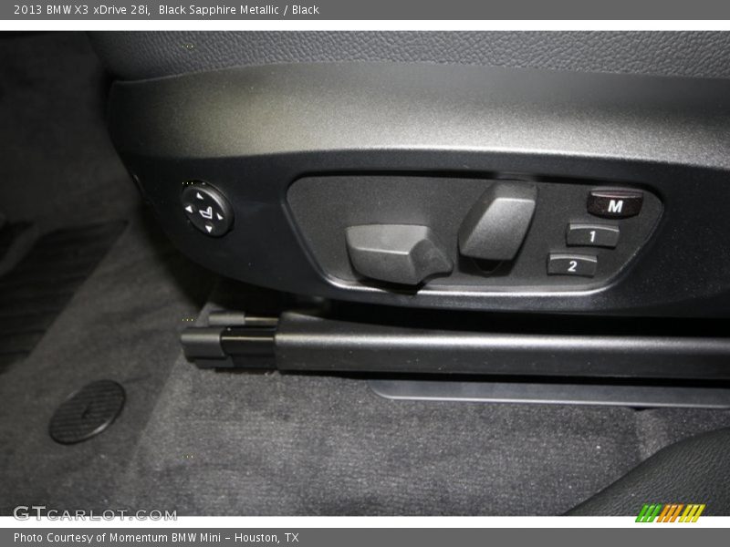Black Sapphire Metallic / Black 2013 BMW X3 xDrive 28i