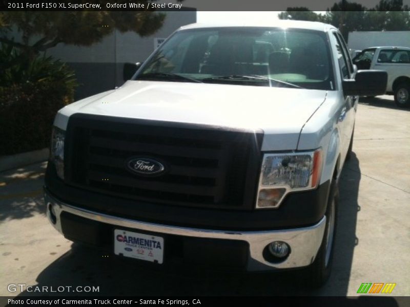 Oxford White / Steel Gray 2011 Ford F150 XL SuperCrew