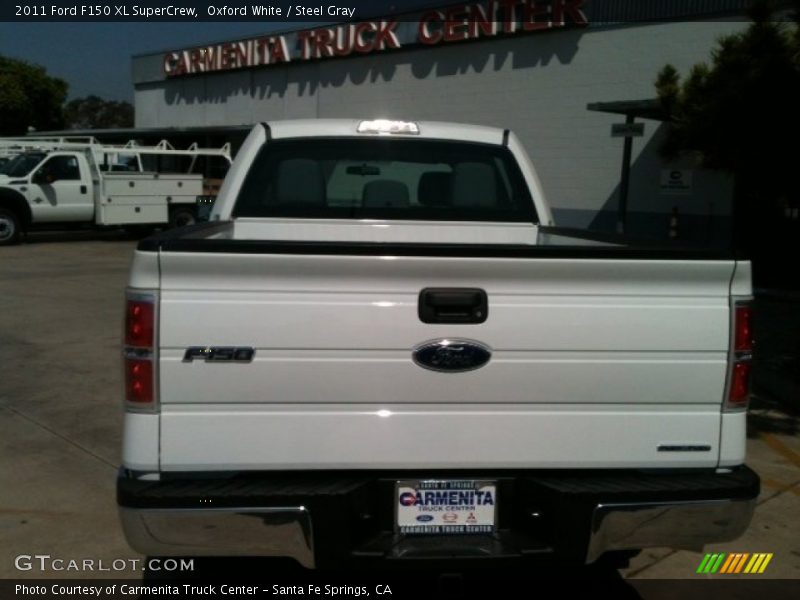 Oxford White / Steel Gray 2011 Ford F150 XL SuperCrew