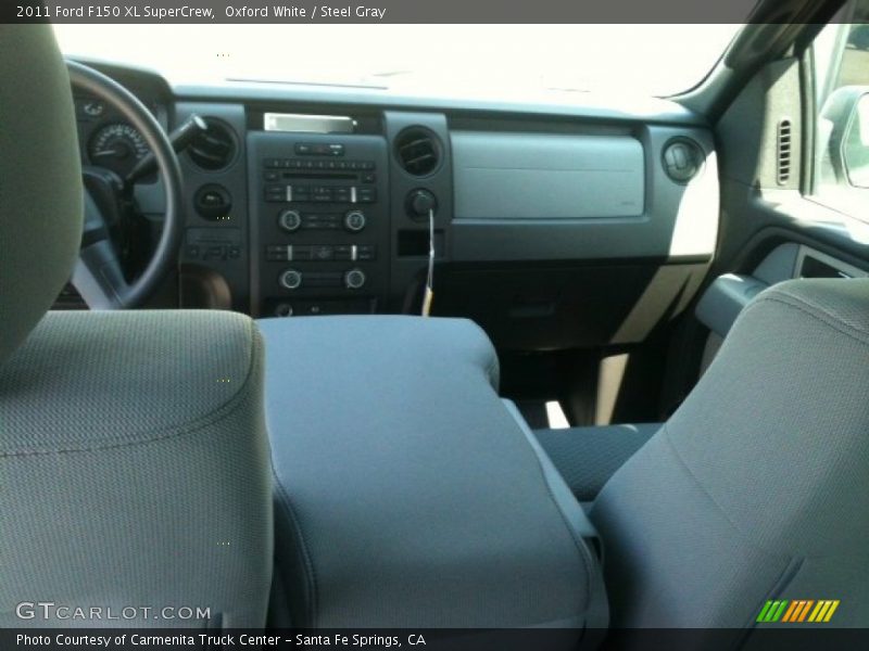 Oxford White / Steel Gray 2011 Ford F150 XL SuperCrew