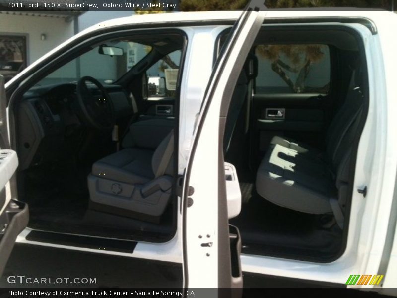 Oxford White / Steel Gray 2011 Ford F150 XL SuperCrew