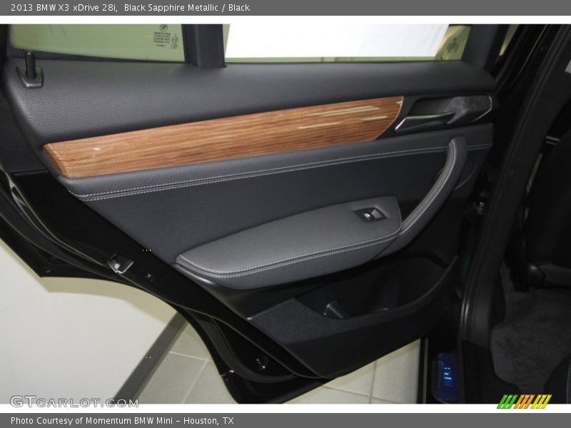 Black Sapphire Metallic / Black 2013 BMW X3 xDrive 28i