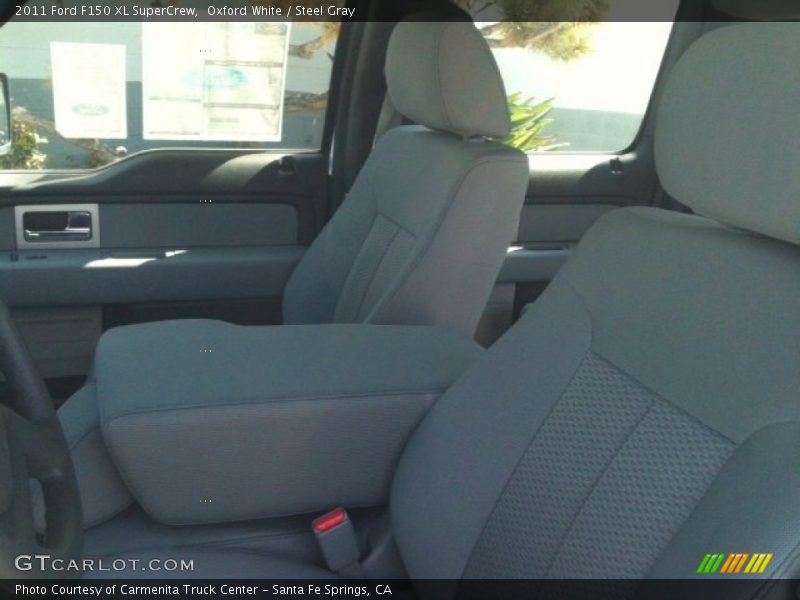 Oxford White / Steel Gray 2011 Ford F150 XL SuperCrew