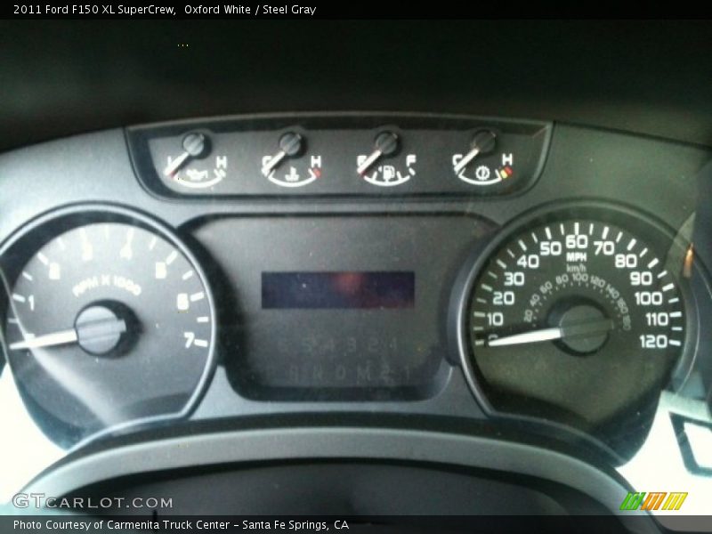 Oxford White / Steel Gray 2011 Ford F150 XL SuperCrew
