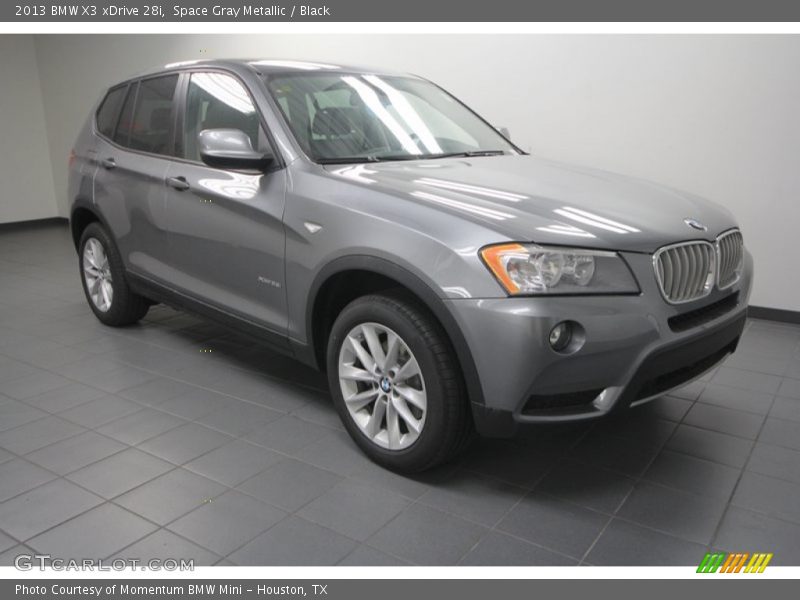 Space Gray Metallic / Black 2013 BMW X3 xDrive 28i