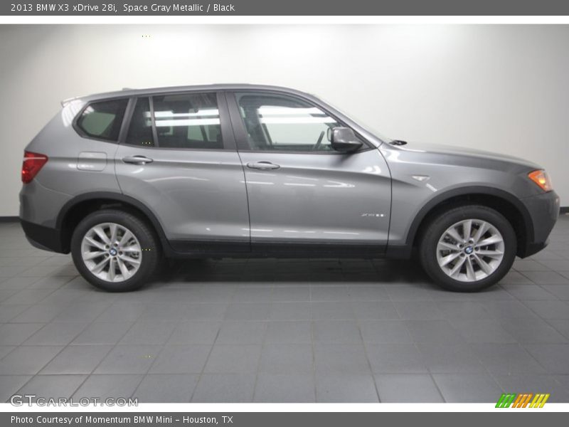 Space Gray Metallic / Black 2013 BMW X3 xDrive 28i