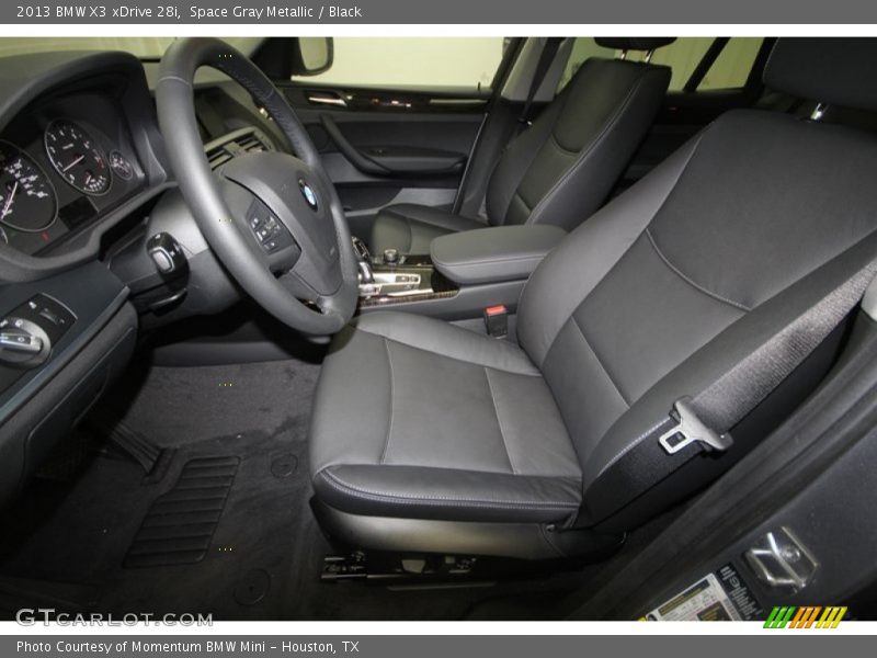 Space Gray Metallic / Black 2013 BMW X3 xDrive 28i