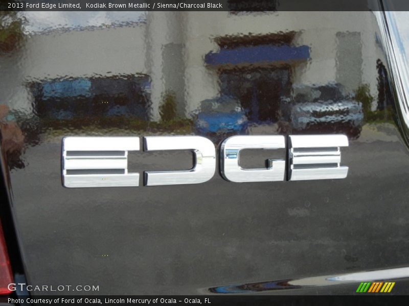 Kodiak Brown Metallic / Sienna/Charcoal Black 2013 Ford Edge Limited