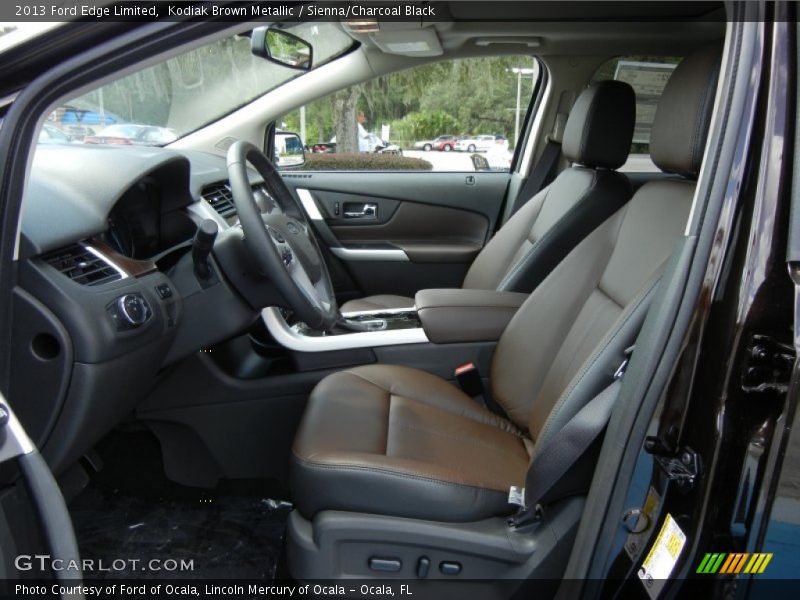 Kodiak Brown Metallic / Sienna/Charcoal Black 2013 Ford Edge Limited