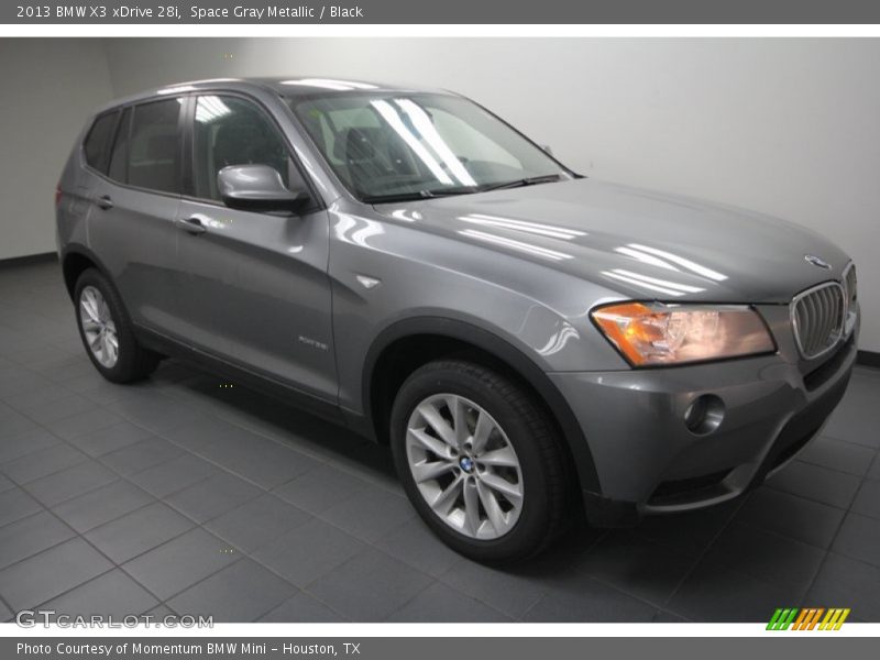 Space Gray Metallic / Black 2013 BMW X3 xDrive 28i