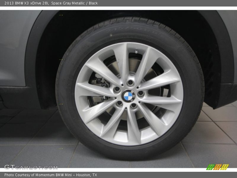 Space Gray Metallic / Black 2013 BMW X3 xDrive 28i
