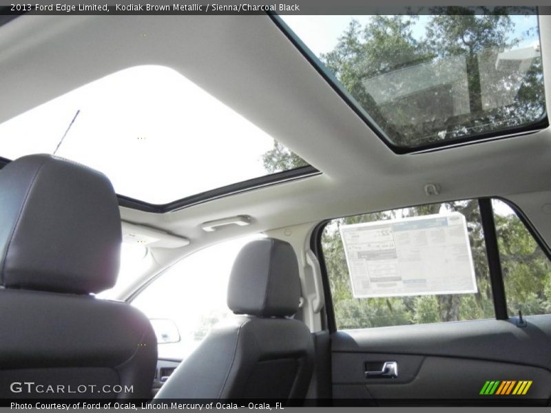 Kodiak Brown Metallic / Sienna/Charcoal Black 2013 Ford Edge Limited