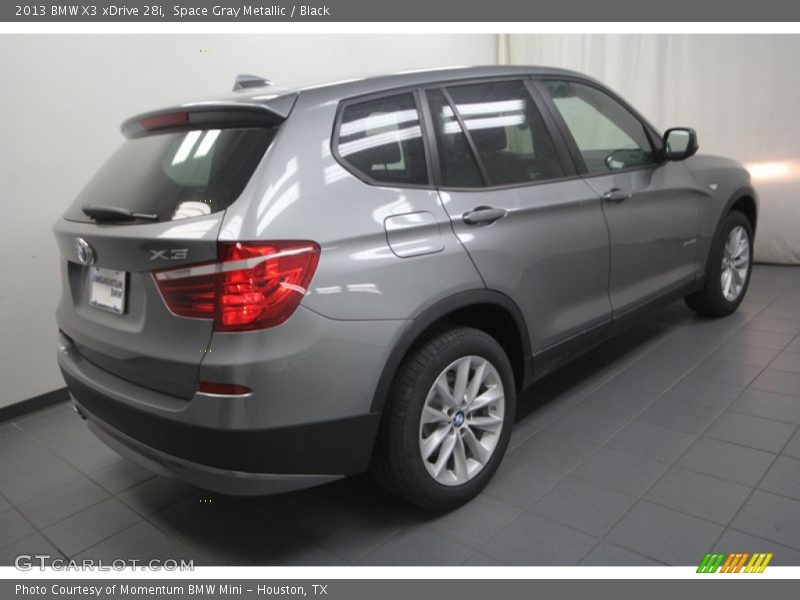 Space Gray Metallic / Black 2013 BMW X3 xDrive 28i