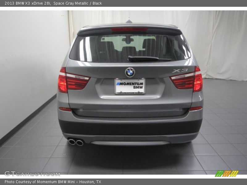 Space Gray Metallic / Black 2013 BMW X3 xDrive 28i