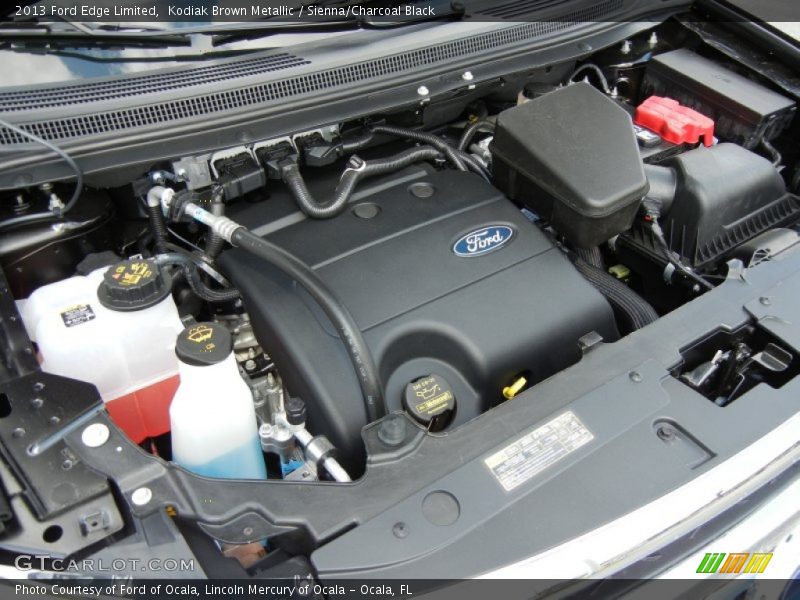 Kodiak Brown Metallic / Sienna/Charcoal Black 2013 Ford Edge Limited