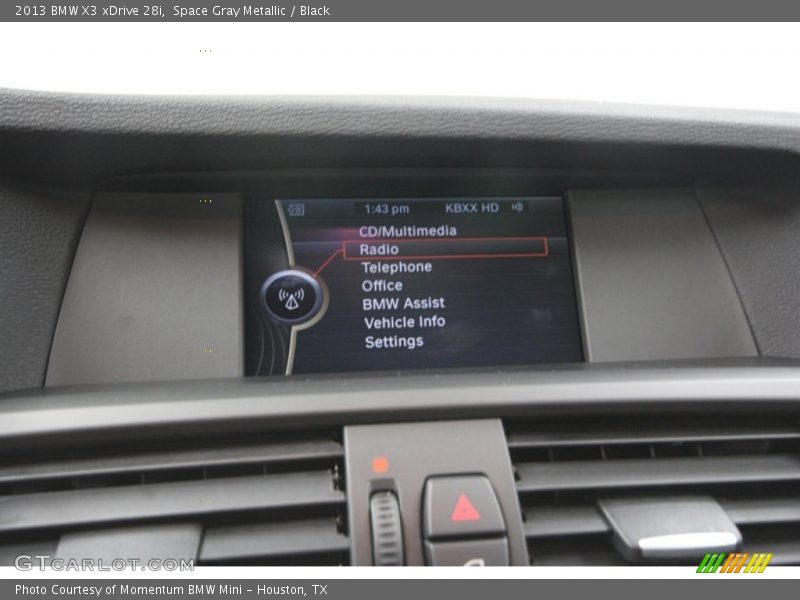 Space Gray Metallic / Black 2013 BMW X3 xDrive 28i