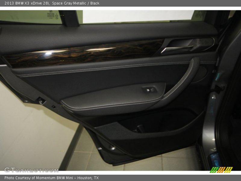 Space Gray Metallic / Black 2013 BMW X3 xDrive 28i