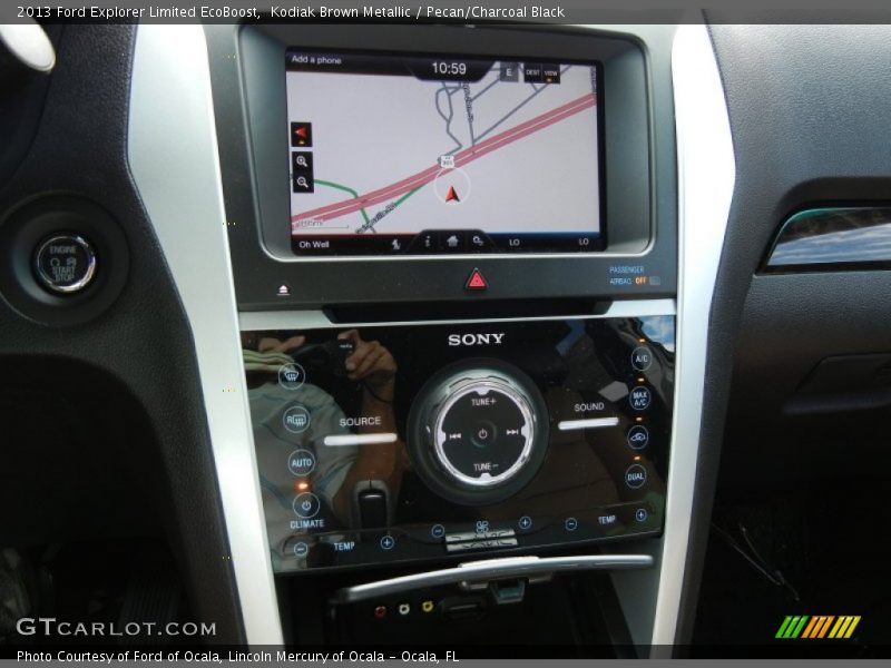 Navigation of 2013 Explorer Limited EcoBoost