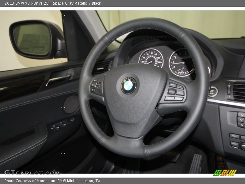 Space Gray Metallic / Black 2013 BMW X3 xDrive 28i