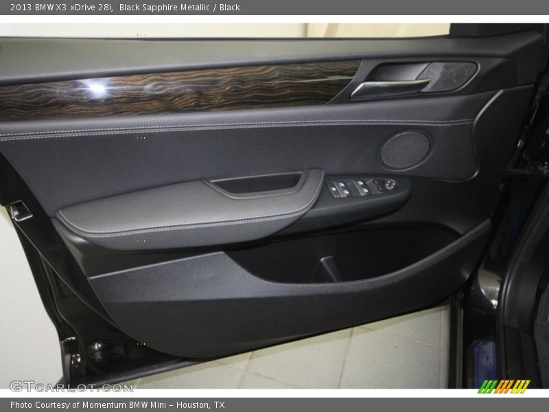 Black Sapphire Metallic / Black 2013 BMW X3 xDrive 28i