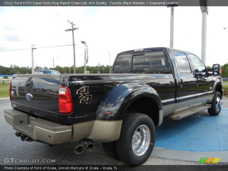 Tuxedo Black Metallic / Chaparral Leather 2012 Ford F350 Super Duty King Ranch Crew Cab 4x4 Dually
