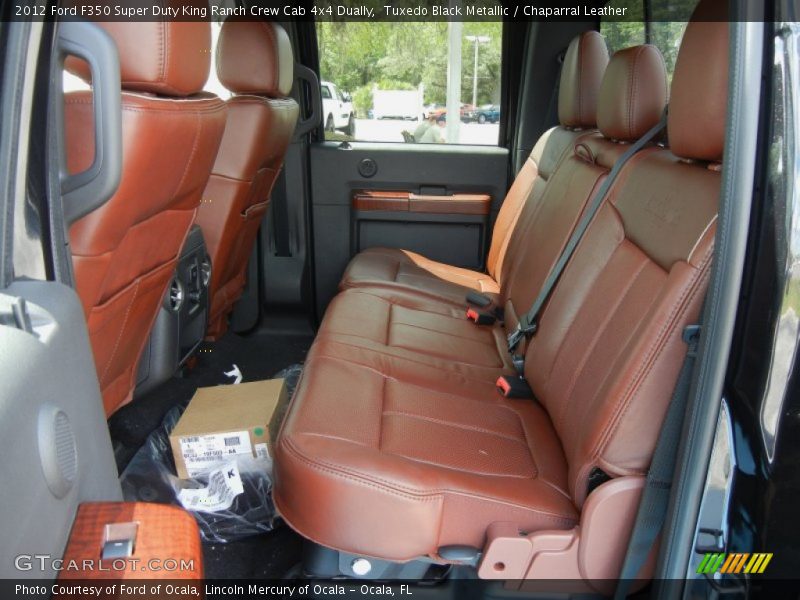  2012 F350 Super Duty King Ranch Crew Cab 4x4 Dually Chaparral Leather Interior